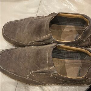 Clarks Men's Suede Brown Loafers